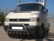 Volkswagen T4 Caravelle/Multivan 1990–2003 Frontbügel WT003 60mm Edelstahl 51mm, mit Schriftzug Foto 8