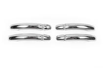 Audi Q7 2005-2015 Chrom Türgriffblenden (4 Stk., Edelstahl) Carmos, mit Knopf Foto 6