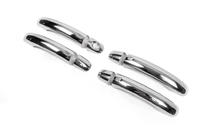 Audi Q7 2005-2015 Chrom Türgriffblenden (4 Stk., Edelstahl) Carmos, mit Knopf Foto 5