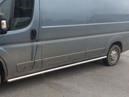 Citroen Jumper 2007-2025 Seitliche Rohre (2 Stk., Edelstahl) Foto 1