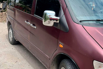 Mercedes Vito W638 1996-2003 Spiegelabdeckungen (2 Stk, Chrom) Chrom Kunststoff Foto 4