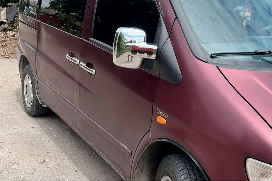 Mercedes Vito W638 1996-2003 Spiegelabdeckungen (2 Stk, Chrom) Foto 4