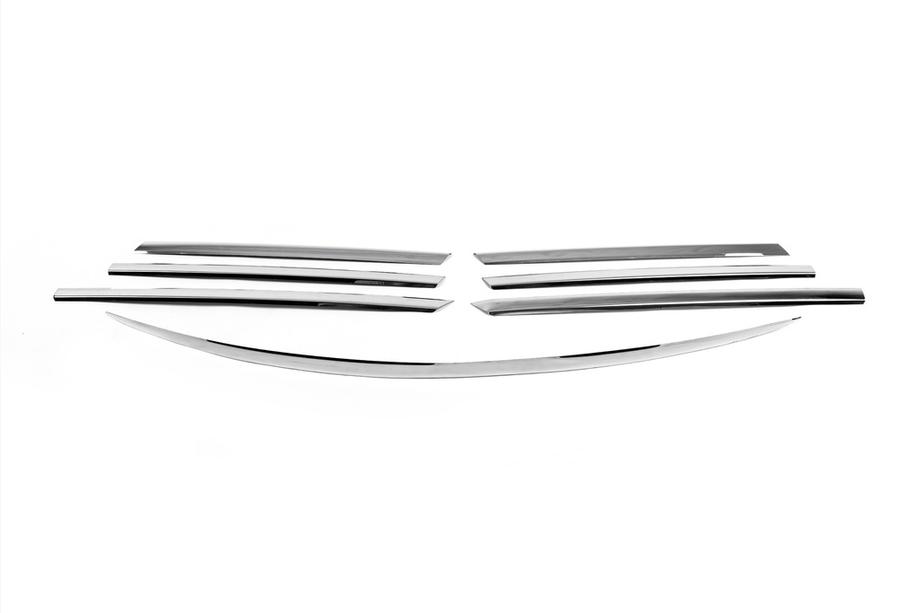 Mercedes Vito W639 2004-2014 Grillabdeckung 2004-2010 Edelstahl OmsaLine - Italienischer Edelstahl Foto 2