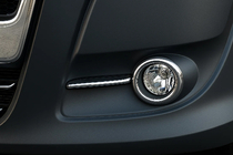 Fiat Doblo II 2010-2022 Nebelscheinwerfer Blenden mit Streifen (2010-2015, 4 Stk., Edelstahl) Carmos - Türkischer Edelstahl Foto 1