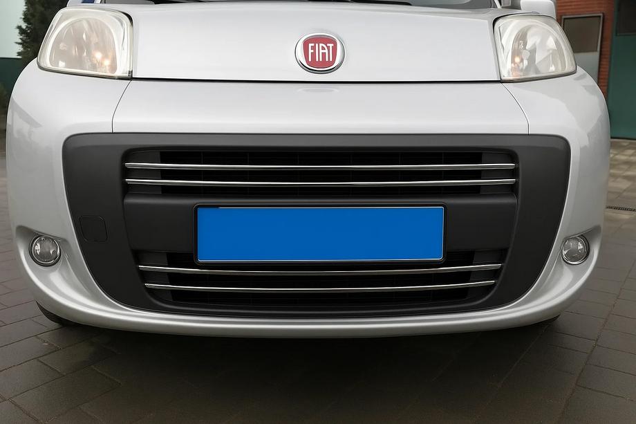 Fiat Fiorino/Qubo 2008-2024 Grillabdeckungen (4-teilig, Edelstahl) Foto 3