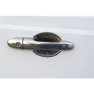 Edelstahl Unterlagen für Türgriffe Mercedes Viano 2004-2014 Foto 1