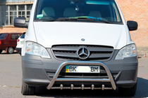 Mercedes Viano 2004-2014 Frontbügel WT003/004 (Edelstahl) 60mm, ohne Schriftzug Foto 4