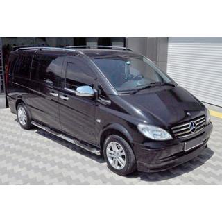 Seitliche Rohre BB002 (2 Stk., Edelstahl) Mercedes Viano 2004-2014 Foto 1