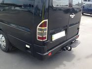 Mercedes Sprinter W901/902/903/904/905 1995–2006 Chrom Blenden für Rückleuchten (2 Stk., Edelstahl) OmsaLine - Italienischer Edelstahl Foto 1