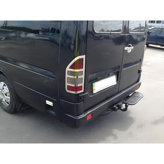 Chrom Blenden für Rückleuchten (2 Stk., Edelstahl) Mercedes Sprinter W901/902/903/904/905 1995–2006 Foto 1