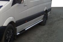 Mercedes Sprinter W906 2006–2018 Seitliche Rohre (2 Stk., Edelstahl) Foto 3