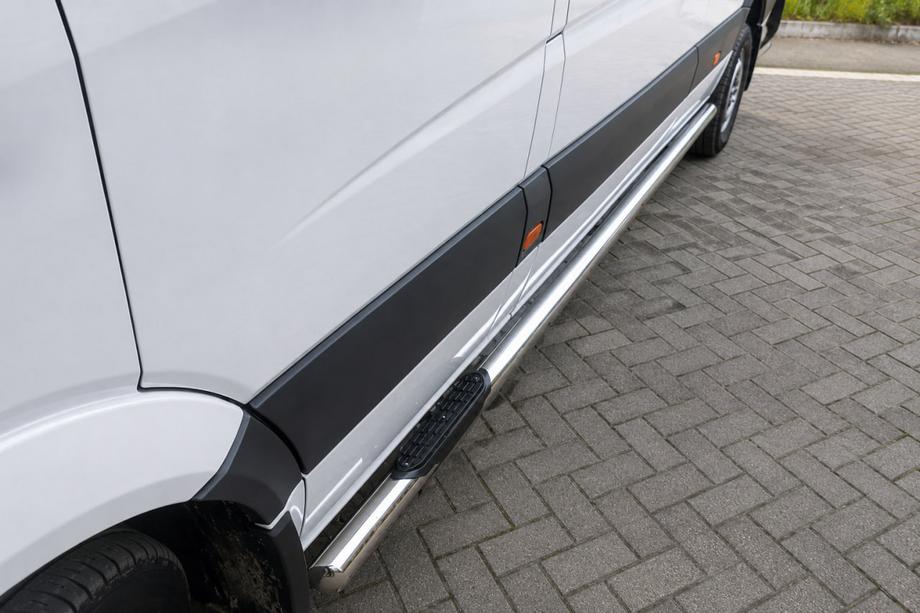 Mercedes Sprinter W906 2006–2018 Seitliche Rohre (2 Stk., Edelstahl) Image