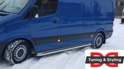 Mercedes Sprinter W906 2006–2018 Seitenschweller Premium (2 Stk., Edelstahl) Foto 3