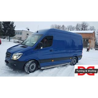 Seitenschweller Premium (2 Stk., Edelstahl) Mercedes Sprinter W906 2006–2018 Foto 4