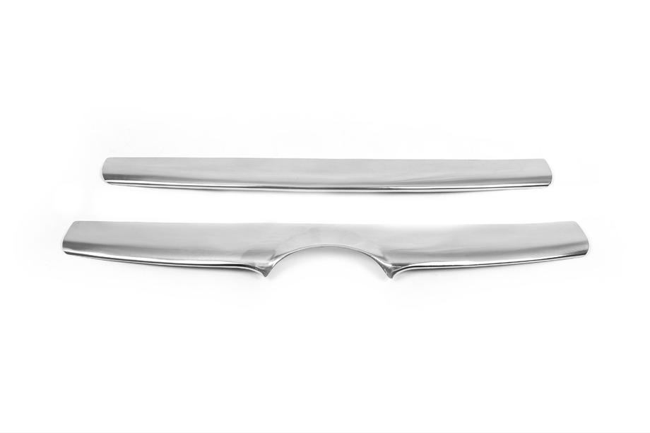 Hyundai Santa Fe 2 2006-2012 Chrom Kühlergrill Blenden (2006-2010, 2 Stk., Edelstahl) Foto 2