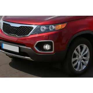 Nebelscheinwerfer Blenden 2010-2013 (2 Stk., Edelstahl) Kia Sorento II XM 2009-2014 Foto 1