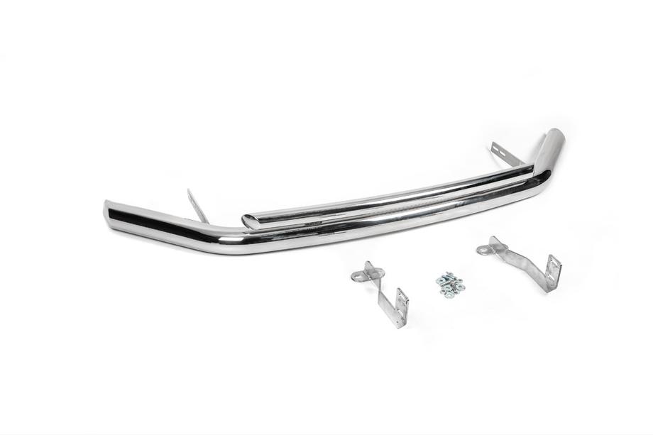 Volkswagen Caddy 2004-2010 Front Doppelbügel ST014 (Edelstahl) 60 / 42mm Image