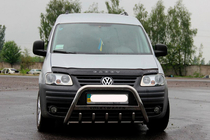 Volkswagen Caddy 2004-2010 Frontbügel WT003 (Edelstahl) 60mm, mit Schriftzug Foto 2