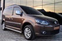 Volkswagen Caddy 2004-2010 Seitliche Rohre BB001 (2 Stk., Edelstahl) Foto 1