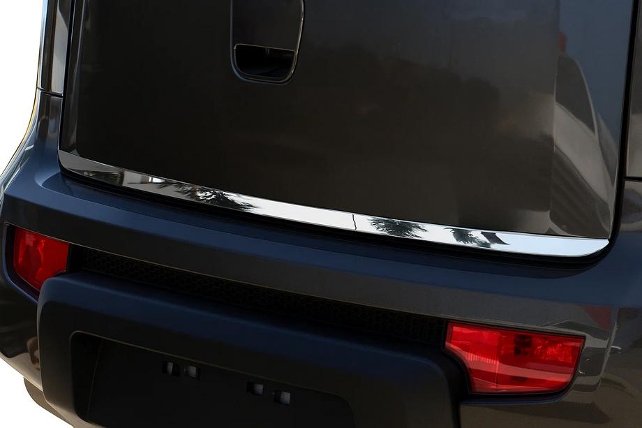 Kia Soul I 2008-2013 Kofferraumleiste Edelstahl OmsaLine - Italienischer Edelstahl Image
