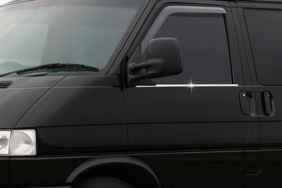 Volkswagen T4 Transporter 1990-2003 Fensterzierleisten außen (2 Stk., Edelstahl) OmsaLine - Italienischer Edelstahl Image
