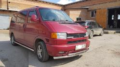 Volkswagen T4 Transporter 1990-2003 Front Doppelbügel ST014 (Edelstahl) 60/42mm Foto 5