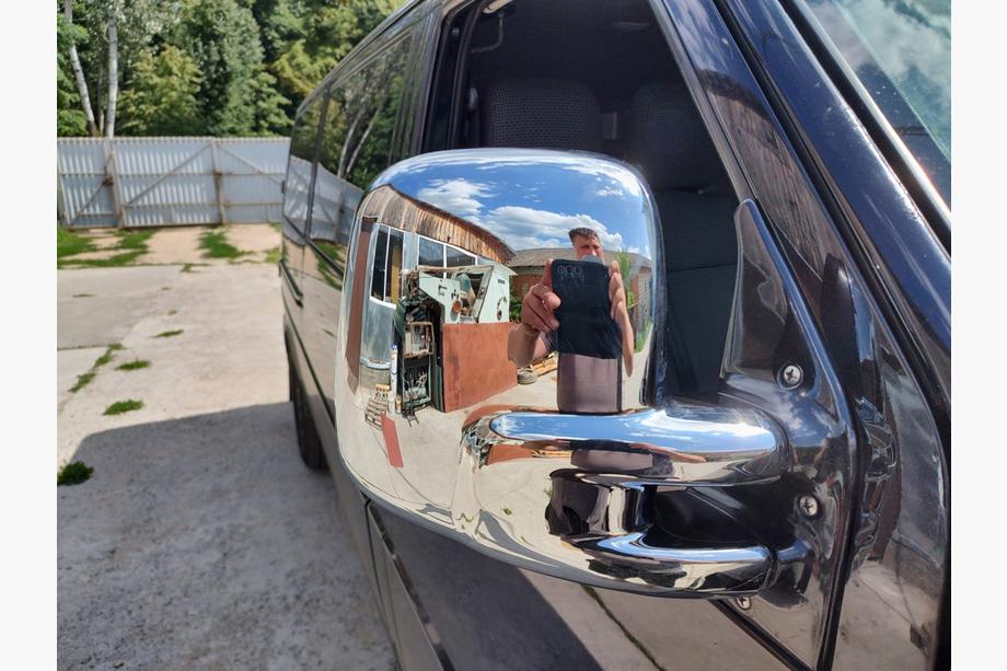 Volkswagen T4 Caravelle/Multivan 1990–2003 Spiegelabdeckungen (2 Stk., Kunststoff) OmsaLine - Türkischer Kunststoff Foto 2