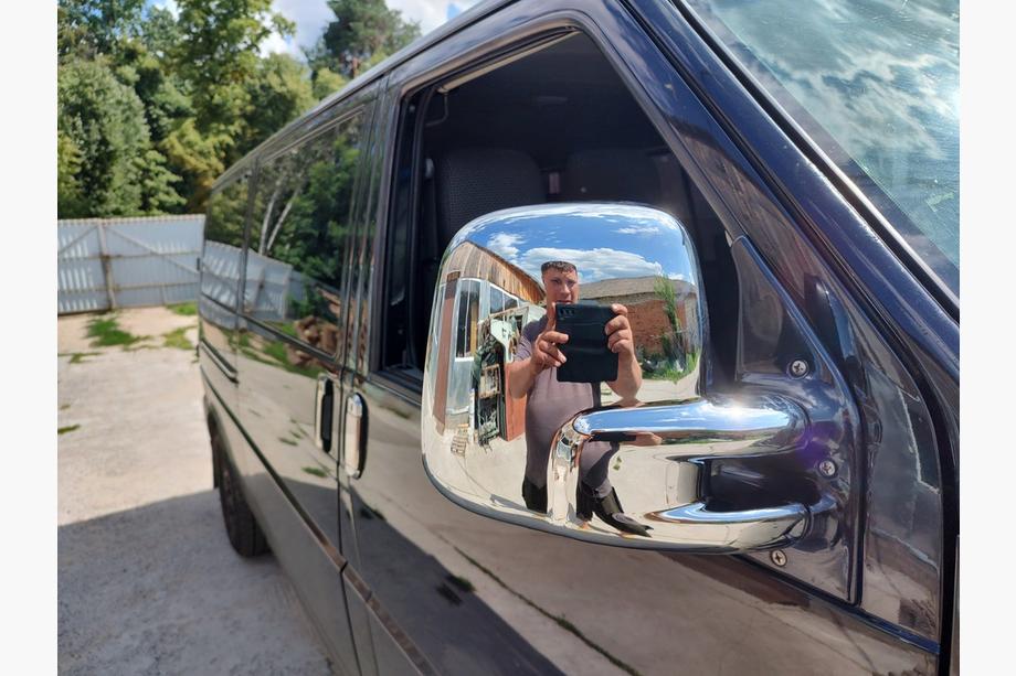 Volkswagen T4 Caravelle/Multivan 1990–2003 Spiegelabdeckungen (2 Stk., Kunststoff) OmsaLine - Türkischer Kunststoff Foto 3