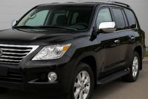 Lexus LX570/450d 2008-2022 Spiegelabdeckungen Chrom (2008-2012, 2 Stk., Edelstahl) Foto 1