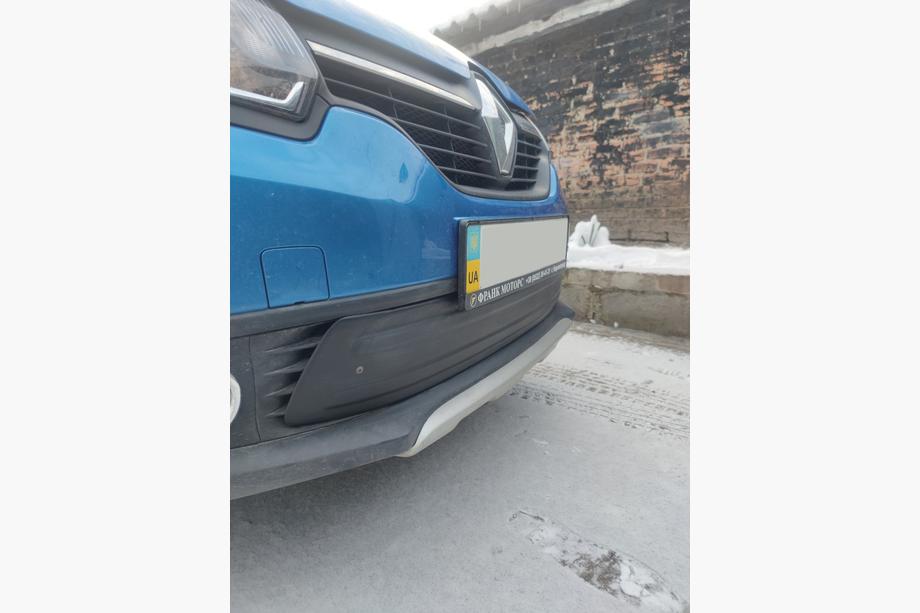 Renault Sandero 2013-2022 Winter-Unterabdeckung für Kühlergrill (2013-2017) glänzend Foto 5