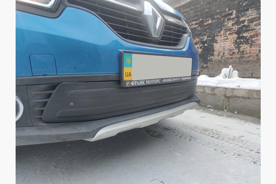 Renault Logan II 2013-2022 Winter Kühlergrill Abdeckung unten (2013-2015) glänzend Foto 4