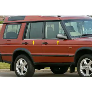 Fensterzierleisten Edelstahl (4 Stk.) Land Rover Discovery II 1998-2004 Foto 1
