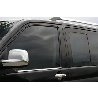 Fensterrahmen Blenden (2 Stk., Edelstahl) Volkswagen T5 Transporter 2003-2010 Foto 1