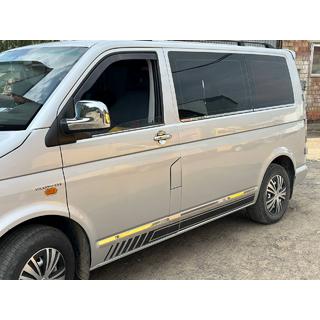 Fensterrahmen Blenden (2 Stk., Edelstahl) Volkswagen T5 Transporter 2003-2010 Foto 4