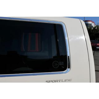 Komplette Fensterumrandung Edelstahl (14-teilig) Volkswagen T5 Transporter 2003-2010 Foto 2