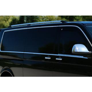 Komplette Fensterumrandung Edelstahl (14-teilig) Volkswagen T5 Transporter 2003-2010 Foto 4