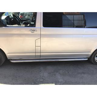 Seitenschweller Premium (2 Stk., Edelstahl) Volkswagen T5 Transporter 2003-2010 Foto 3