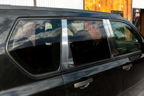 Nissan X-trail T31 2007-2014 Edelstahl Türsäulen Zierleisten (8 Stk) Foto 3
