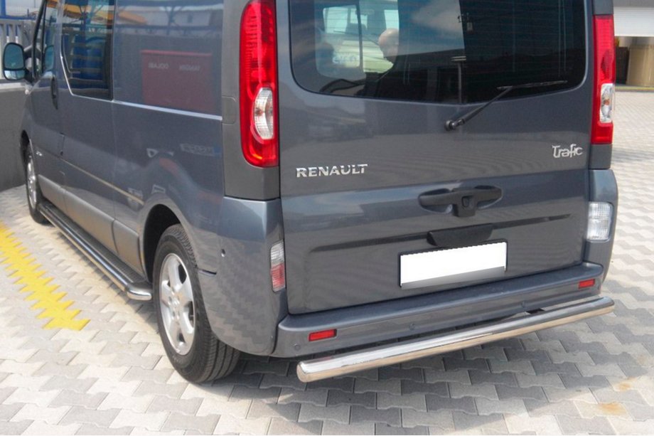 Nissan Primastar 2002-2014 Heckschutz AK002 (Edelstahl) Image