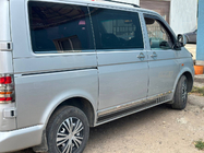 Volkswagen T5 Multivan 2003–2010 Türleisten Edelstahl Chrom 1 Tür, Lang, Carmos - Türkischer Stahl Foto 15