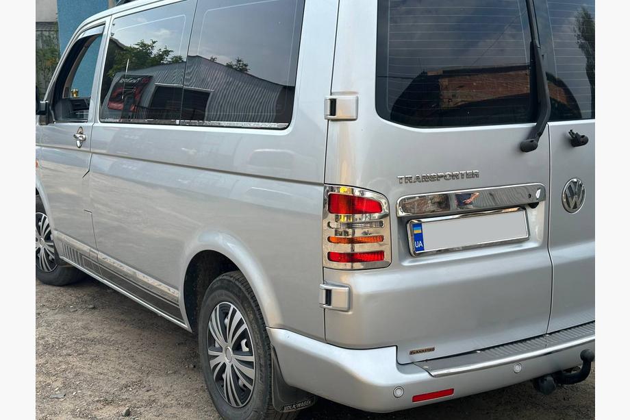 Volkswagen T5 Caravelle 2004-2010 Türleisten Edelstahl Chrom 1 Tür, Kurz, Carmos - türkischer Stahl Foto 17