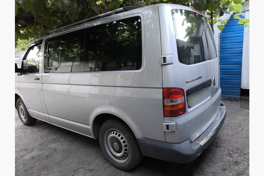 Volkswagen T5 Caravelle 2004-2010 Dachreling Chrom Kurze Basis, Kunststofffüße Foto 12