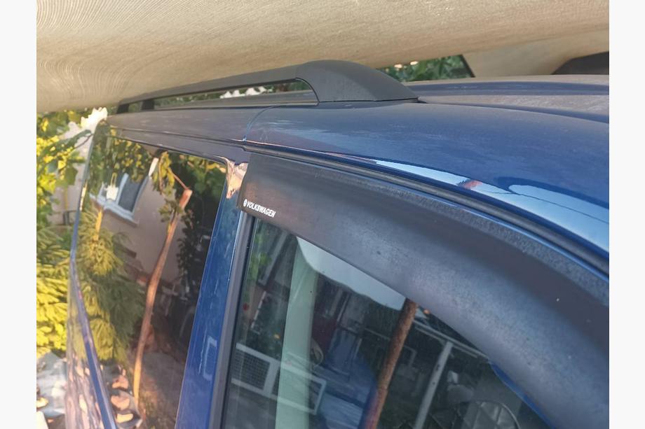Volkswagen T5 Caravelle 2004-2010 Dachreling Schwarz Kurze Basis, Kunststofffüße Foto 18
