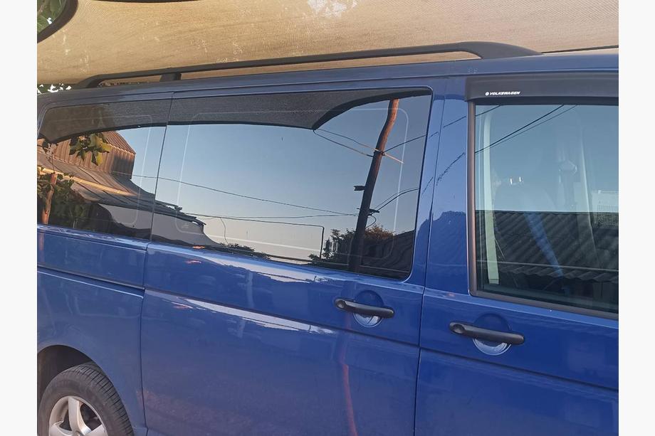 Volkswagen T5 Caravelle 2004-2010 Dachreling Schwarz Kurze Basis, Kunststofffüße Foto 17