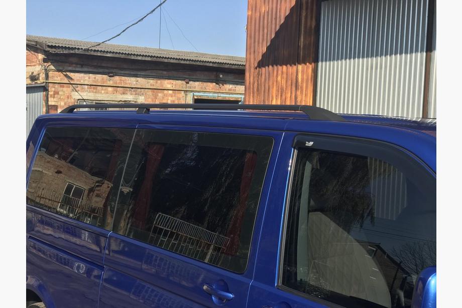 Volkswagen T5 Caravelle 2004-2010 Dachreling Schwarz Kurze Basis, Kunststofffüße Foto 6