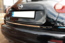 Nissan Juke 2010-2019 Kofferraumleiste Edelstahl OmsaLine - Italienischer Edelstahl Foto 1