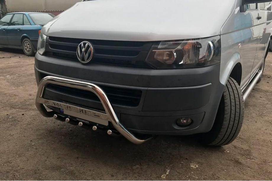 Volkswagen T5 2010-2015 Frontbügel WT003 (Edelstahl) 51 mm, ohne Schriftzug Foto 8