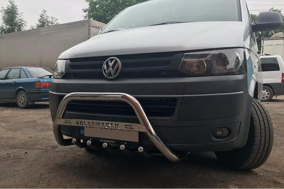 Volkswagen T5 2010-2015 Frontbügel WT003 (Edelstahl) 51 mm, ohne Schriftzug Foto 7