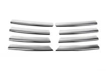 Volkswagen Passat B5 1997-2005 Chrom Kühlergrill Abdeckungen (Edelstahl) 2001-2005, OmsaLine - Italienischer Edelstahl Foto 4