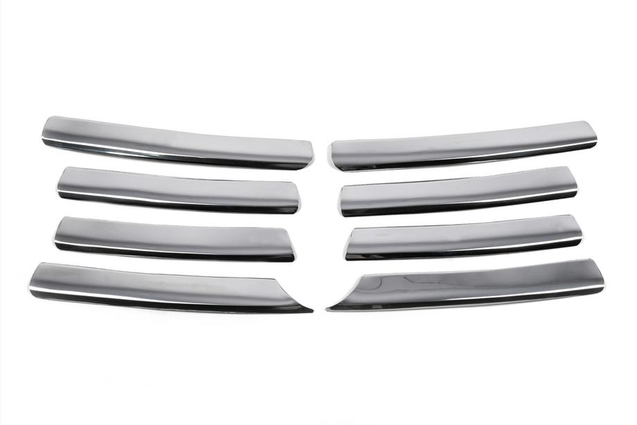 Volkswagen Sharan 1995-2010 Chrom Kühlergrill Abdeckungen (Edelstahl) 2000-2008 Jahr, 8 Streifen Foto 3